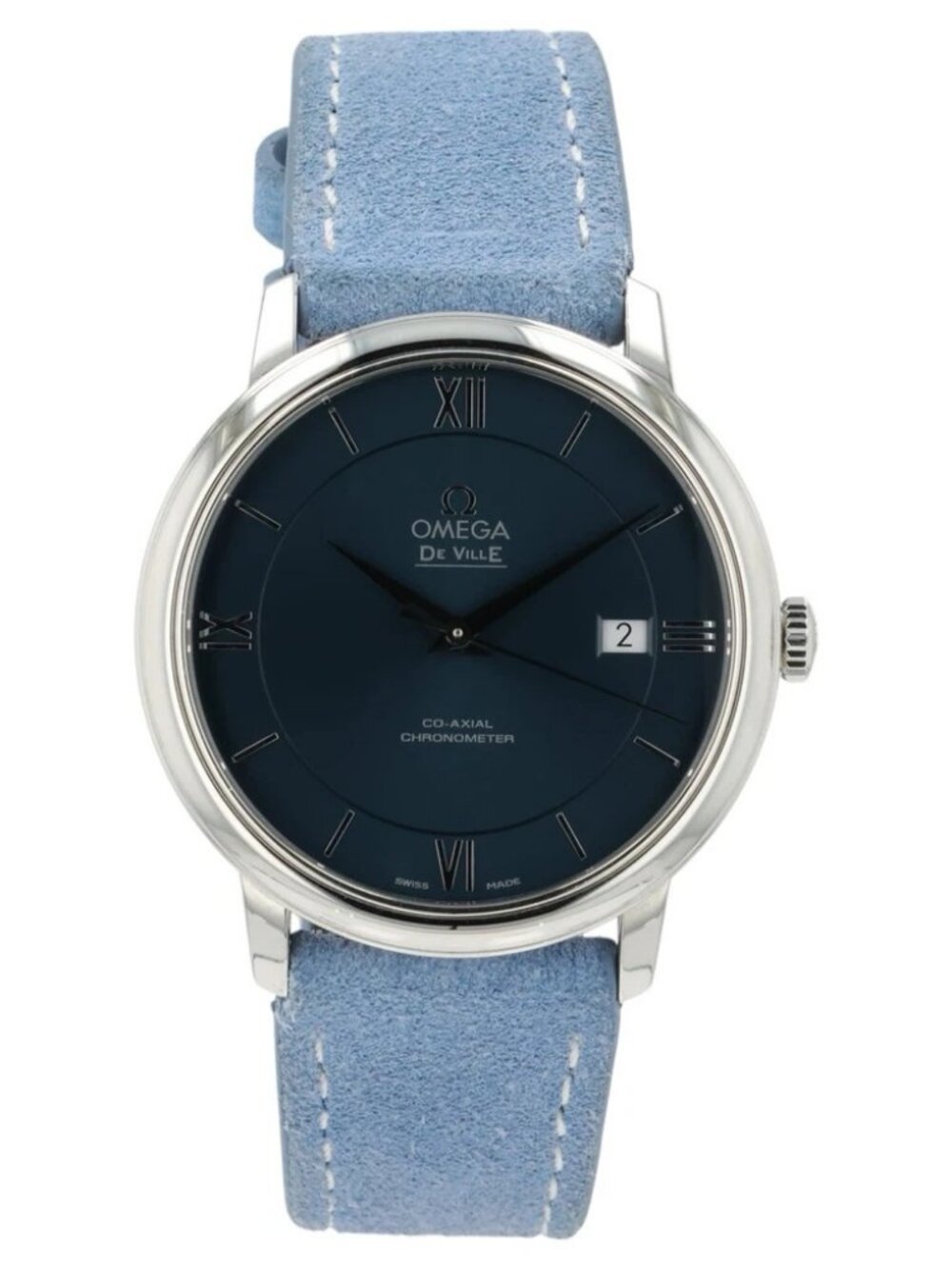 Omega Deville Blue Dial Stainless Steel 39.5mm Automatic